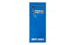 Hissflagge Groß Hertha BSC Seit 1892 - 120 x 300 cm